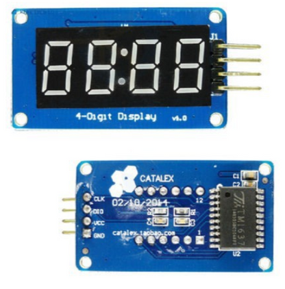 TM1637 4 Bits Digital Tube LED Display Module With Clock Display for Arduino