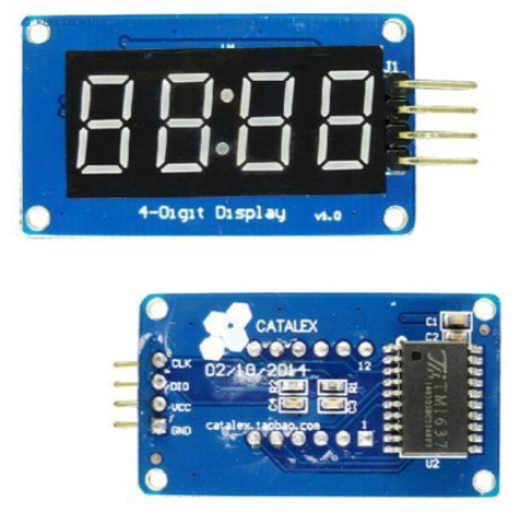 TM1637 4 Bits Digital Tube LED Display Module With Clock Display for Arduino