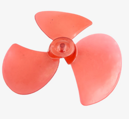 DC Motor Fan Blade 3-Wing Fan For Toy Motor Round Curved Blade - 5.4 Inches