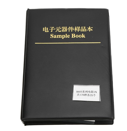 0603 SMD Resistor Sample Book – 170 Values × 25pcs (4250pcs Total) ±1% Tolerance