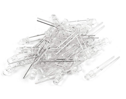 (PACK OF 100) 5mm WHITE Color LED Light Bulb Lamp Light