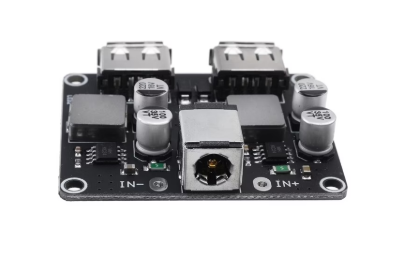 2 Channel USB Dc Dc Buck Converter Fast Charger Module QC3.0 QC2.0