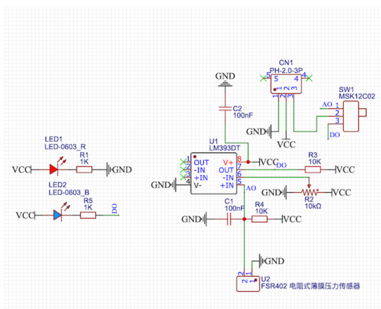 HS-S71-L Resistive Film Pressure Sensor