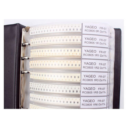 0805 SMD Resistor Sample Book Kit – 170 Values × 50pcs Each (8500 Resistors Total)