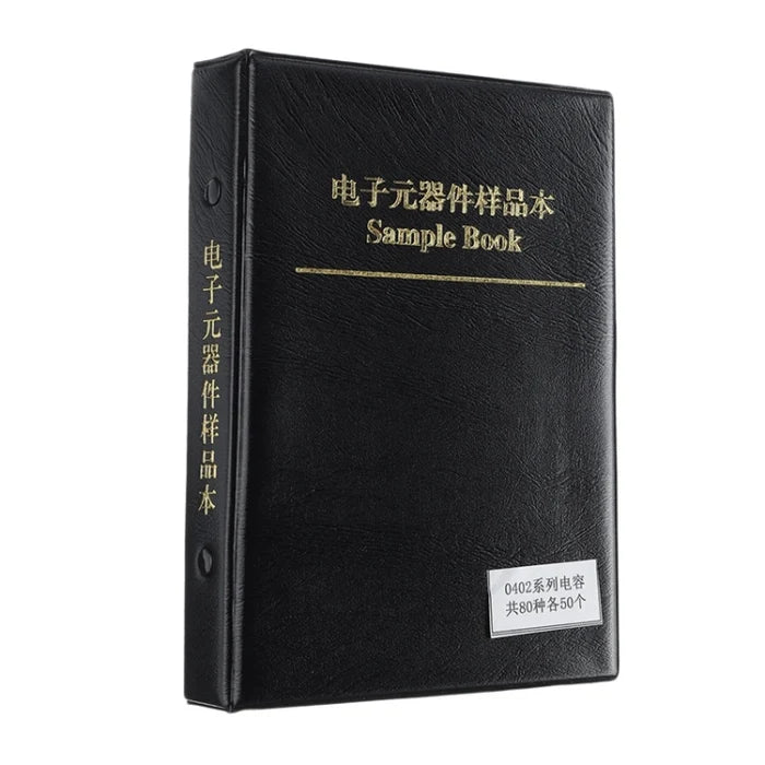 0402 SMD Capacitor Sample Book Kit – 80 Values × 50pcs Each (4000 Capacitors Total)