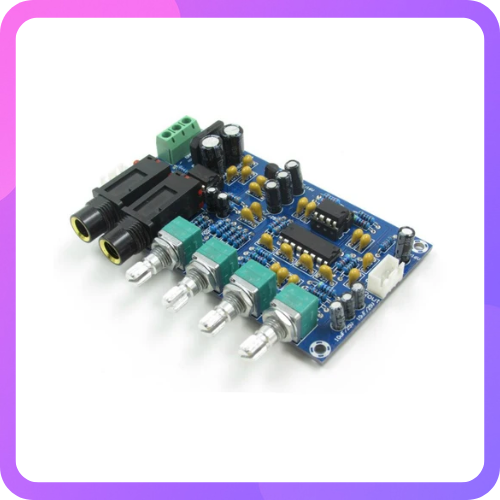 IOT-Audios PT2399 Digital Microphone Amplifier Board Karaoke Reverberation Board Karaoke OK Amplifier Module Dual AC 12V