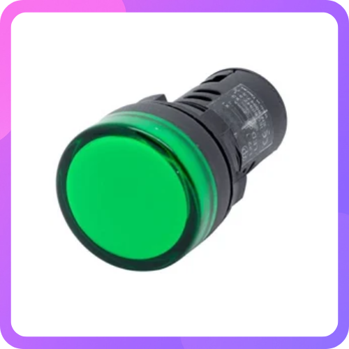 Green AC/DC12V 22mm AD16-22DS LED Power Pilot Signal Light Indicator