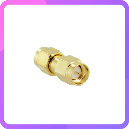 SMA Male-to-Male Adapter — RF Coaxial Connector
