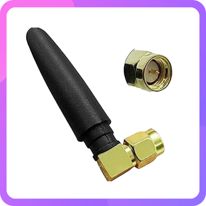 2.4GHz Rubber Duck Antenna — 3dBi Wi‑Fi/Bluetooth