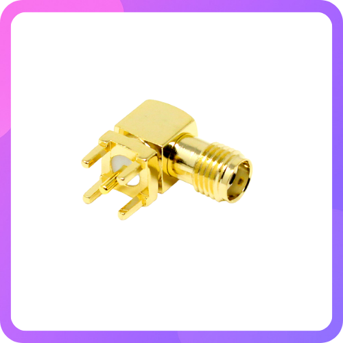 SMA SMD Female Connector — PCB-Mount RF Jack