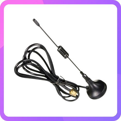3dBi Spring Antenna — Compact RP‑SMA Antenna