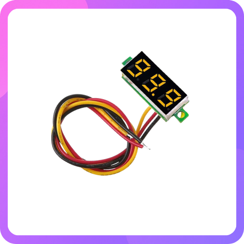 0.28 Inch 2-Wire Red LED DC Voltmeter 0-30V