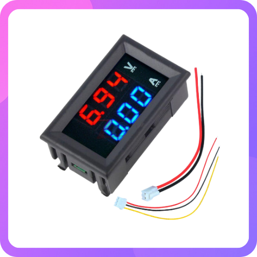 10A Volt Amp Meter Module with Dual Display