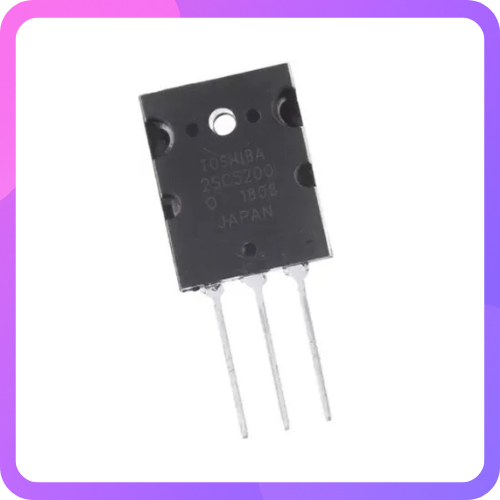 Toshiba Original 2SC5200-O(S1,F,S) Transistor, 15A NPN, 230V, 3-Pin TO-3PL