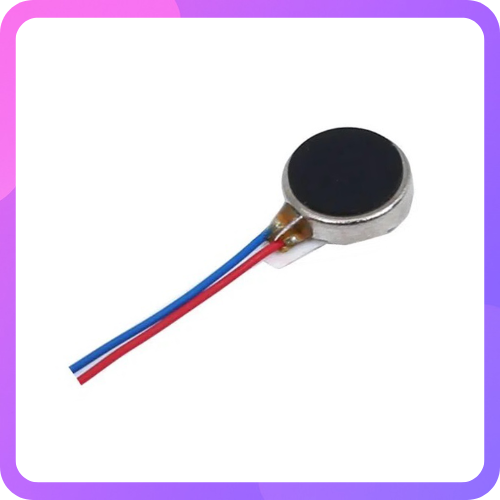 ERM Coin Vibration Motor, 8 mm Dia., 2 mm Width