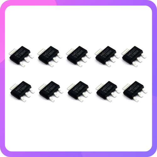 AMS1117-3.3V 1A SOT-223 Voltage Regulator IC || pack of 10