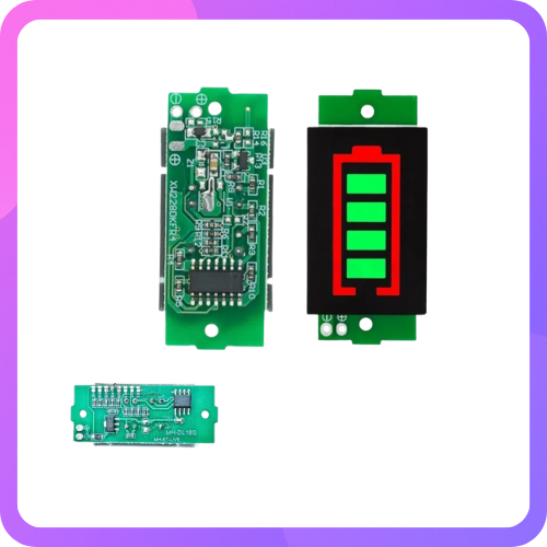 1-8S Battery Level Indicator Green LED