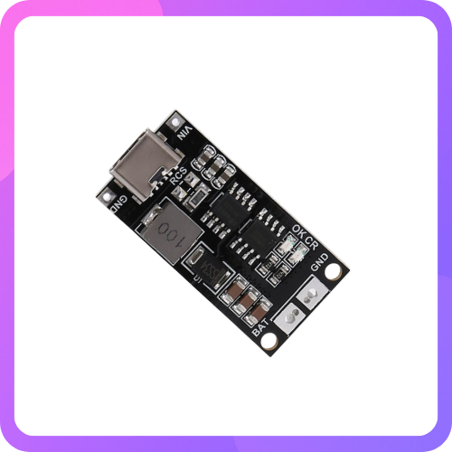 3S 12.6V 2A 18650 Lithium Battery Charger Module Type C