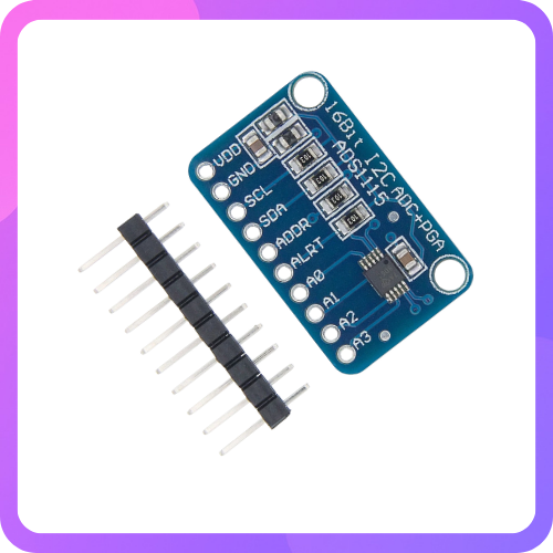 ADS1115 16-Bit ADC- 4 Channel with Programmable Gain Amplifier