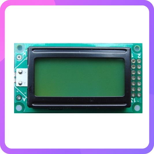 8×1 Character LCD Module — Green Backlight (JDH571M6)