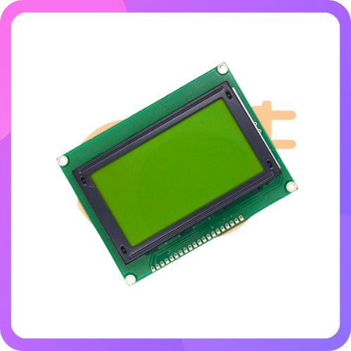 128×64 Graphic LCD Module — Green Backlight (JHD12864E)