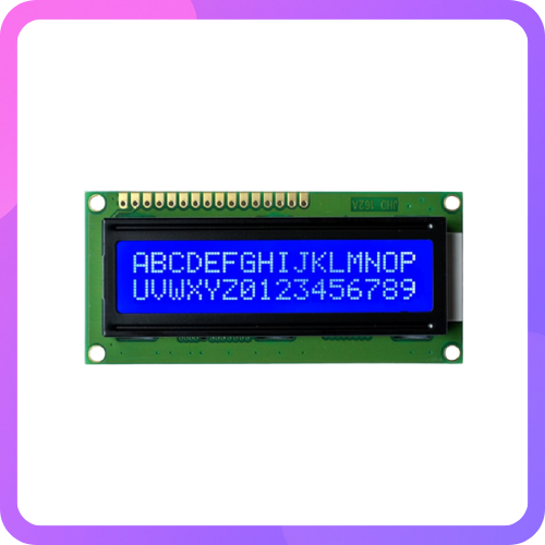 16×2 Character LCD Module — Blue Backlight (16×2)