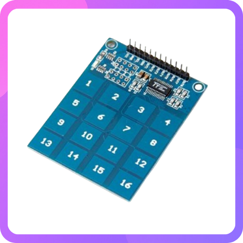 TTP229 Capacitive Touch Keypad Module — 16-Key Touch Sensor