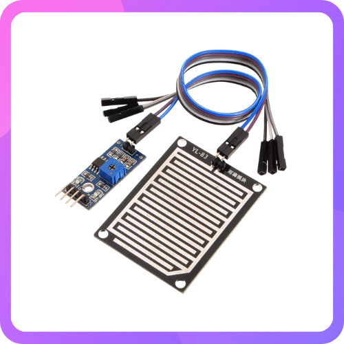 Raindrop Control Panel Module Rain Drop Sensor Module Raindrop Detection Board - VOLTROS ...