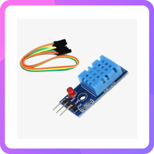 DHT11 Temperature And Humidity Sensor Module with LED