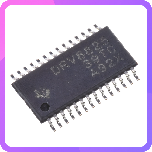 DRV8825PWP, Stepper Motor Driver IC, 45 V 1.8A 28-Pin, HTSSOP