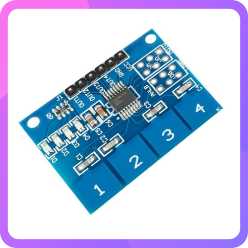 TTP224 4-way Capacitive Touch Switch Module