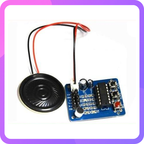 ISD1820 Recording Module Voice Board With On Board Mic and Loud Speaker