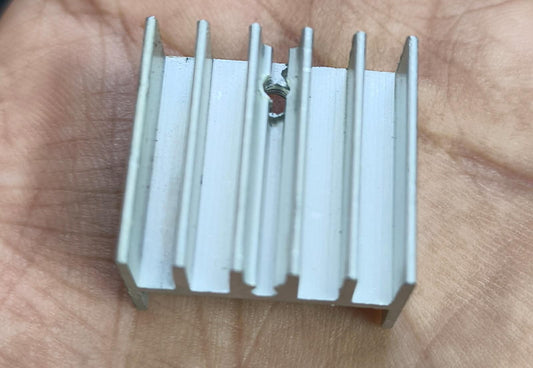 22mm Aluminium Heat Sink- For TO220 Package