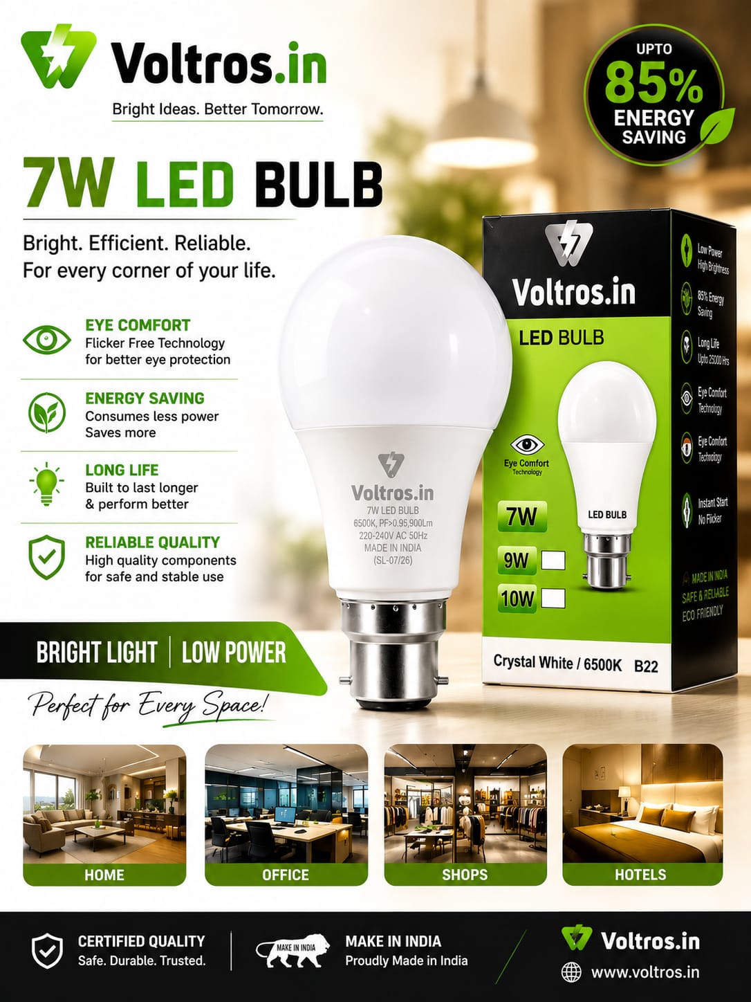 DOB LED BULB 5W 7W 9W 12W 15W 20W