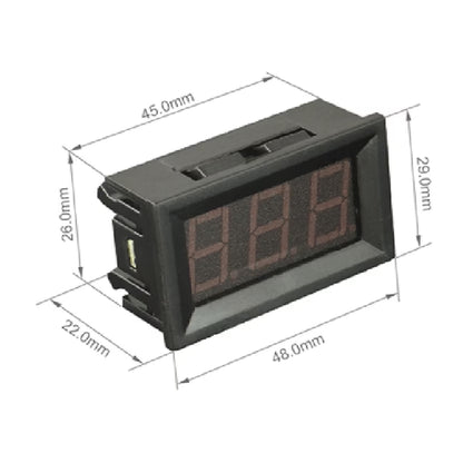 0.56 valt meter 5V-120V DC 2 wire Red