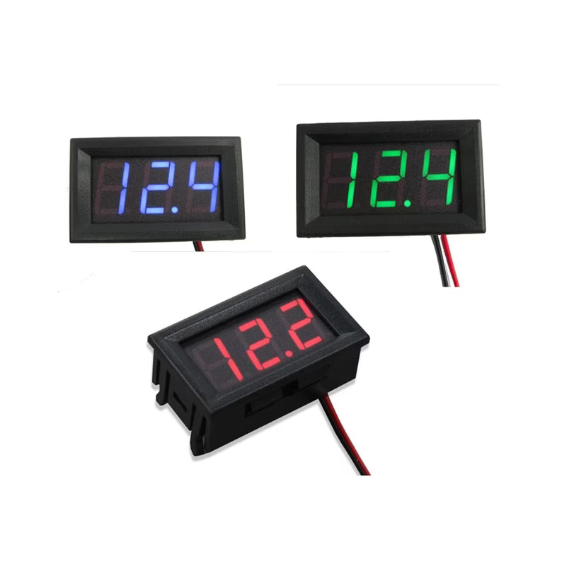 0.56 valt meter 5V-120V DC 2 wire Red