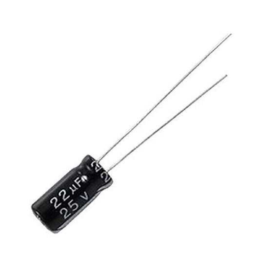 22uF 25V Through hole capacitor 5*11 MM
