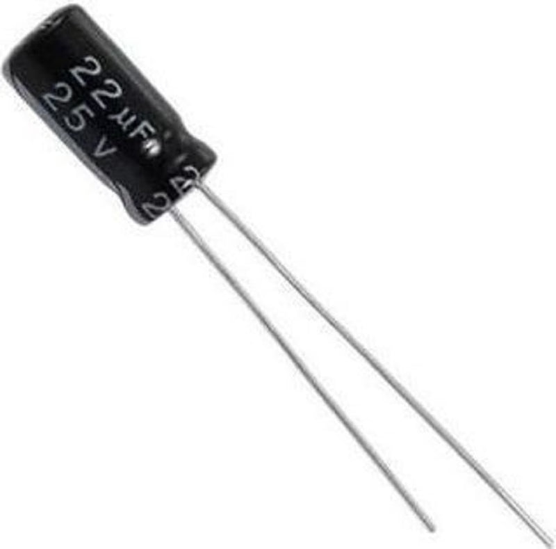 22uF 25V Through hole capacitor 5*11 MM