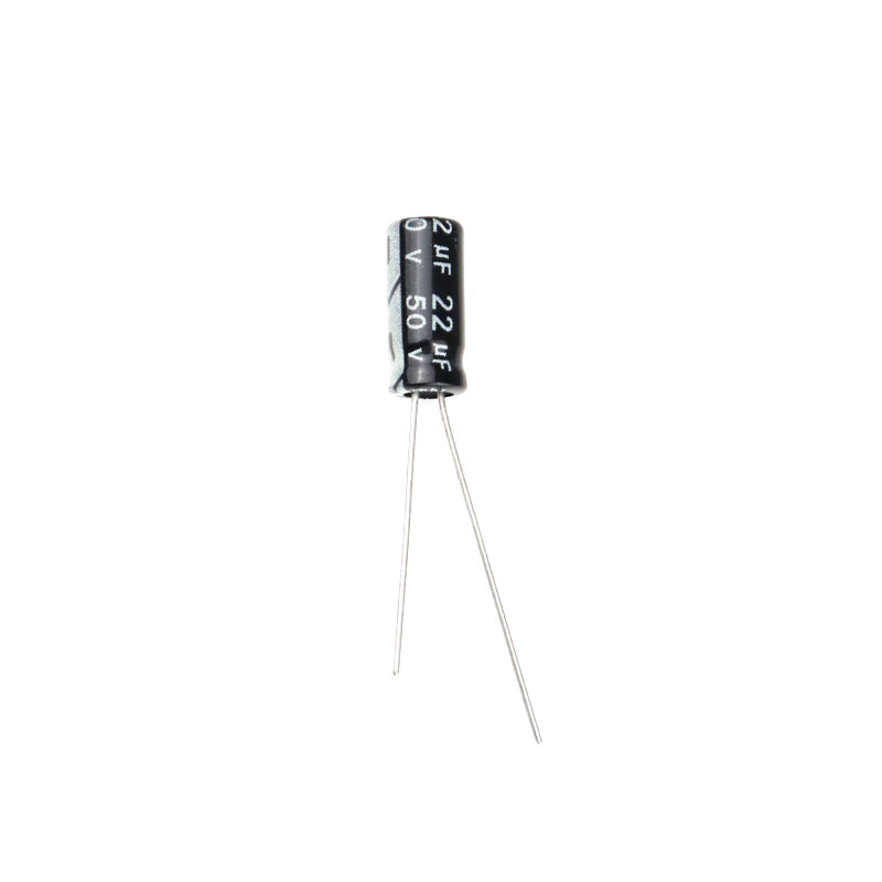 22 uF 50V Through Hole Electrolytic Capacitor 5x11MM
