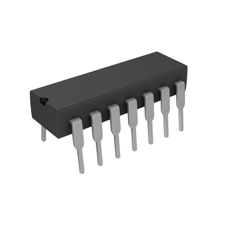 SN74HC00N-Texas Instruments-2V~6V 2uA 4 15ns@6V,50pF NAND Gate DIP-14 Logic Gates