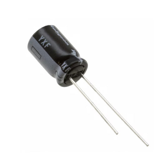 220uF 25V 250mΩ@100kHz ±20% 400mA@100kHz Plugin,D8xL11.5mm Aluminum Electrolytic Capacitors