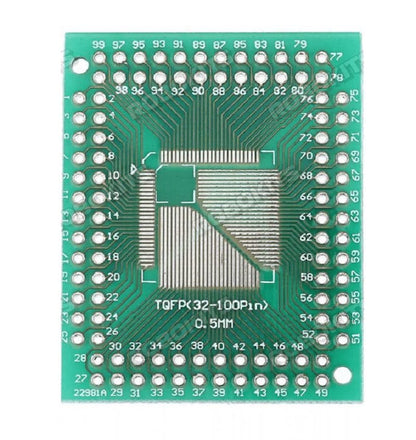 TQFP32/44/64/80/100 to DIP PCB Board Converter Adapter-1Pcs.