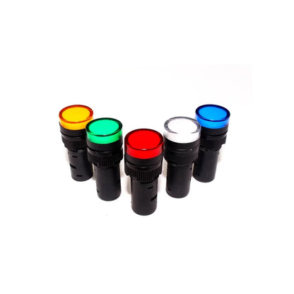 Blue AC/DC12V 30mm AD16-30DS LED Power Pilot Signal Indicator Lamp
