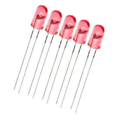 Pink LED - 3mm Diffused - pink-pink