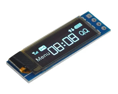 0.91″ 4‑Pin OLED Display — Blue (Monochrome OLED, 0.91 in)