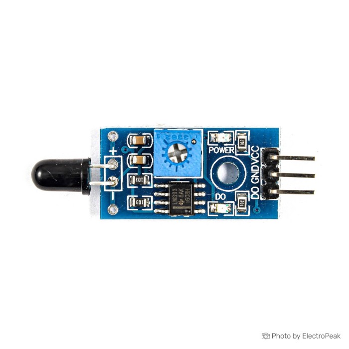 Flame Sensor Module — IR Flame Detection Sensor