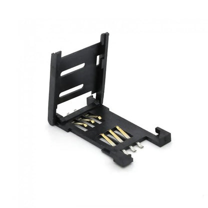 Sim Card Holder 6pin - Flip Open/Close - SMD Connector