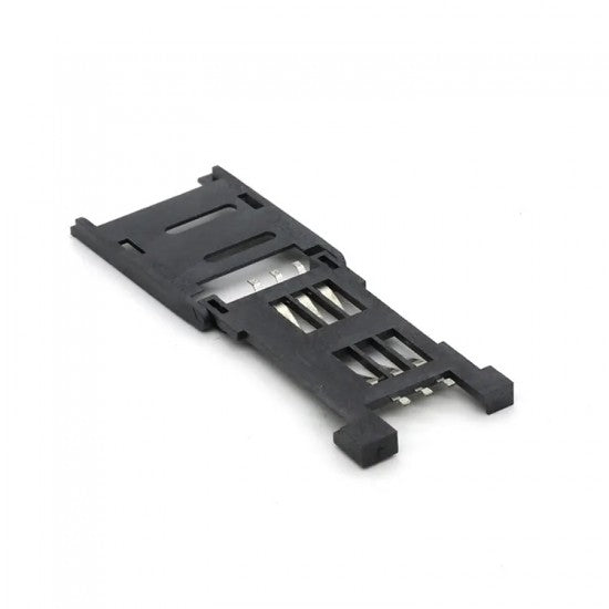 Sim Card Holder 6pin - Flip Open/Close - SMD Connector