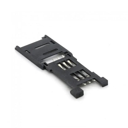 Sim Card Holder 6pin - Flip Open/Close - SMD Connector