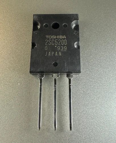 Toshiba Original 2SC5200-O(S1,F,S) Transistor, 15A NPN, 230V, 3-Pin TO-3PL